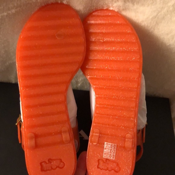 NIB Coach tea rose jelly sandals - Picture 5 of 6